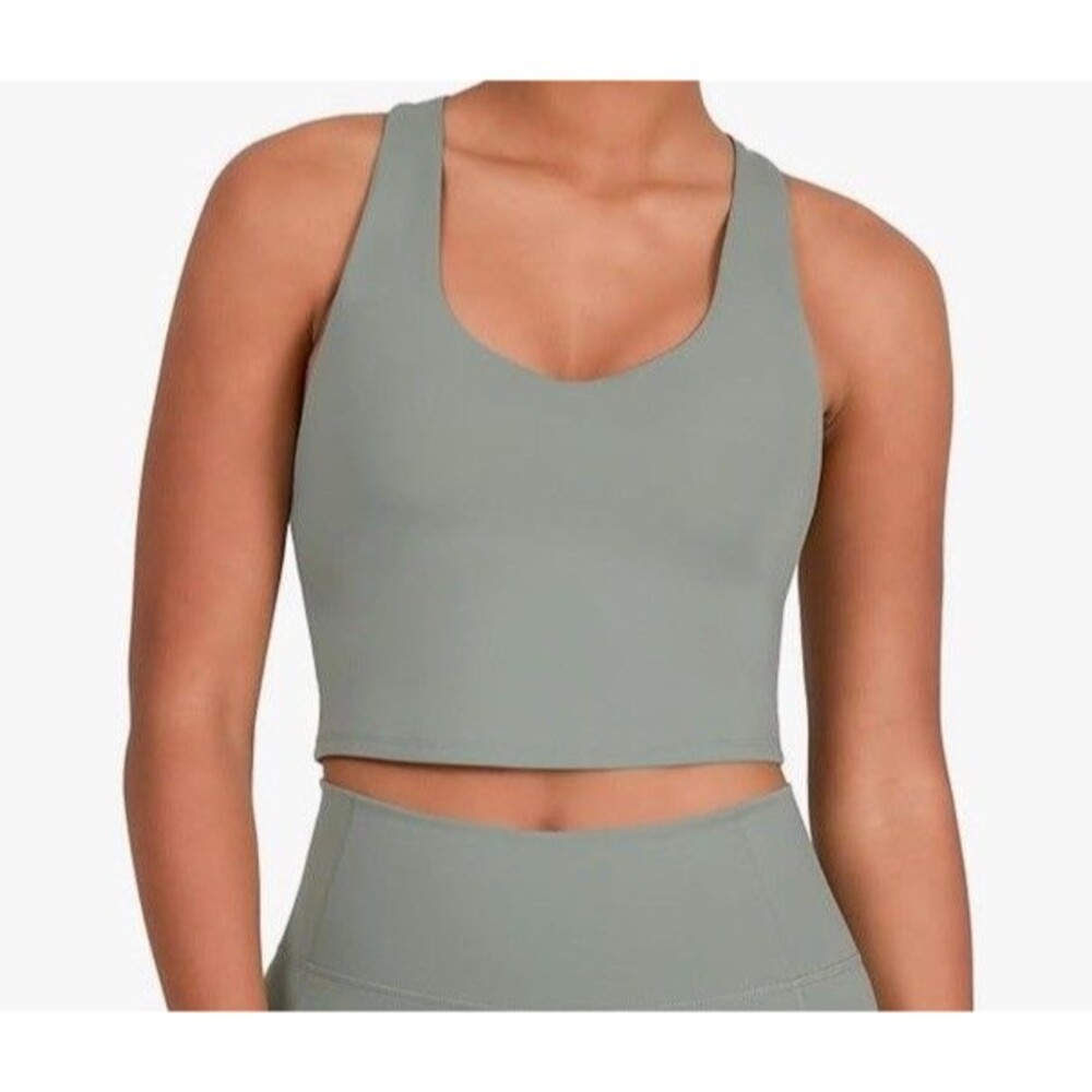 Size 2X Yitty Sage Green Cropped Active Tank Top NWOT